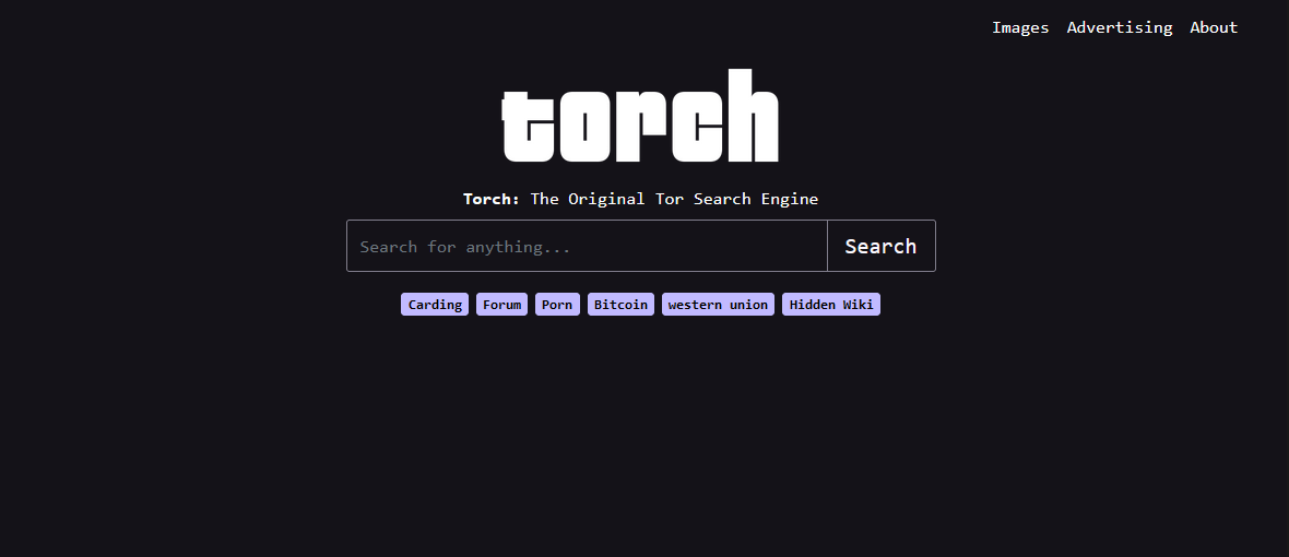 dark web engine search torch